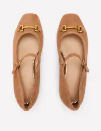 Iris Snaffle Mary Jane Flats-Ginger Snap(36)