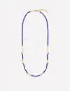 Layering Bead Necklace-Bright Blue