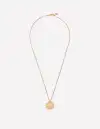 Hammered Penny Necklace-Gold