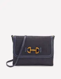Snaffle Clutch Bag-Navy