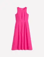 Carla Linen Midi Dress-Pink Peony(Petite,2)