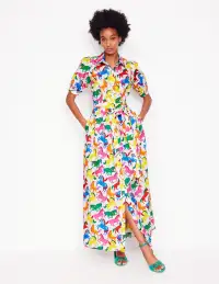 Alexa Maxi Shirt Dress-Multi. Pony Club(Petite,2)