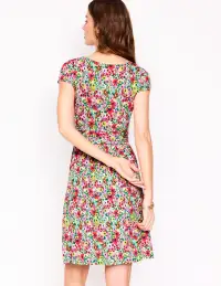 Amelie Jersey Dress-Multi. Wildflower Garden(Petite,2)