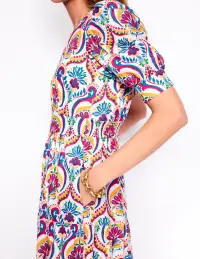 Bella Puff Sleeve Maxi Dress-Multi. Ornamental Floral(Petite,2)