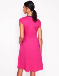 Chloe Embroidered Short Dress-Pink Peony(Petite,2)