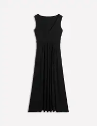 Olympia Jersey Maxi Dress-Black(Petite,2)