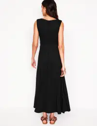 Olympia Jersey Maxi Dress-Black(Petite,2)