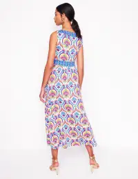 Olympia Jersey Maxi Dress-Multi. Ornamental Floral(Petite,2)