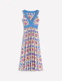 Olympia Jersey Maxi Dress-Multi. Ornamental Floral(Petite,2)
