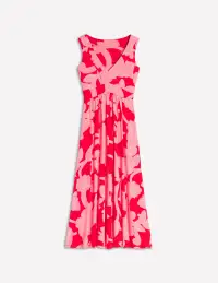 Olympia Jersey Maxi Dress-Poppy Red. Paisley Whirl(Petite,2)