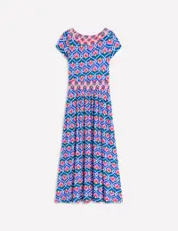 Melanie Jersey Midi Dress-Gallery Blue. Ivy Trellis(Petite,2)