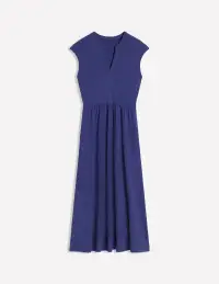 Chloe Jersey Midi Dress-Starboard Blue(Petite,2)
