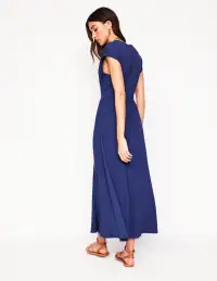 Chloe Jersey Midi Dress-Starboard Blue(Petite,2)