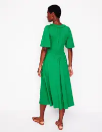 Maddie Trim Jersey Dress-Paradise Green(Petite,2)