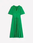 Maddie Trim Jersey Dress-Paradise Green(Petite,2)