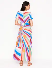 Blouson Crew Neck Dress-Multi. Supernova(Petite,2)