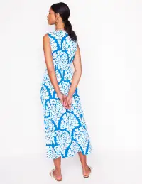 Paloma Jersey Maxi Dress-Cerulean Blue. Blossomy(Petite,2)