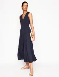 Paloma Jersey Maxi Dress-Navy(Petite,2)