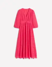 Lola Broderie Maxi Dress-Camelia Pink(Petite,2)