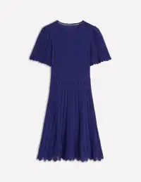 Cotton Stitch Crew Dress-Twilight Blue(Regular,2)