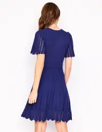 Cotton Stitch Crew Dress-Twilight Blue(Regular,2)