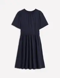 Louisa Short Jersey Dress-Navy(Petite,2)