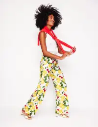 Westbourne Linen Pants-Ivory. Cherries and Lemons