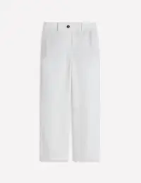 Westbourne Crop Linen Pants-White(Petite,2)