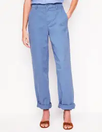 Barnsbury Chino Pants-Blue River(Petite,2)