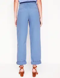 Barnsbury Chino Pants-Blue River(Petite,2)