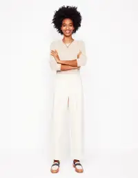 Bloomsbury Cotton Pants-Off White