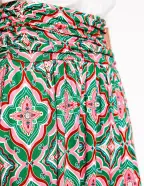 Rosaline Jersey Skirt-Rich Emerald. Mosaic Lawn(Petite,2)