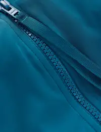 Sporty Zip Back Swimsuit-Oceanside Blue(Regular,2)