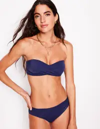 Andros Twist Front Bikini Top-Navy(2)