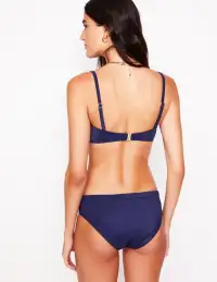 Andros Twist Front Bikini Top-Navy(2)