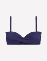 Andros Twist Front Bikini Top-Navy(2)