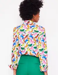 Sienna Cotton Shirt-Multi. Pony Club(Petite,2)