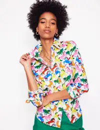 Sienna Cotton Shirt-Multi. Pony Club(Petite,2)