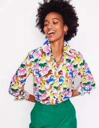 Sienna Cotton Shirt-Multi. Pony Club(Petite,2)
