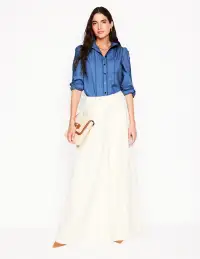 Felicity Lace Blouse-Blue River(Petite,2)
