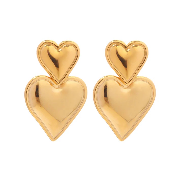 Heart Chunky Earrings