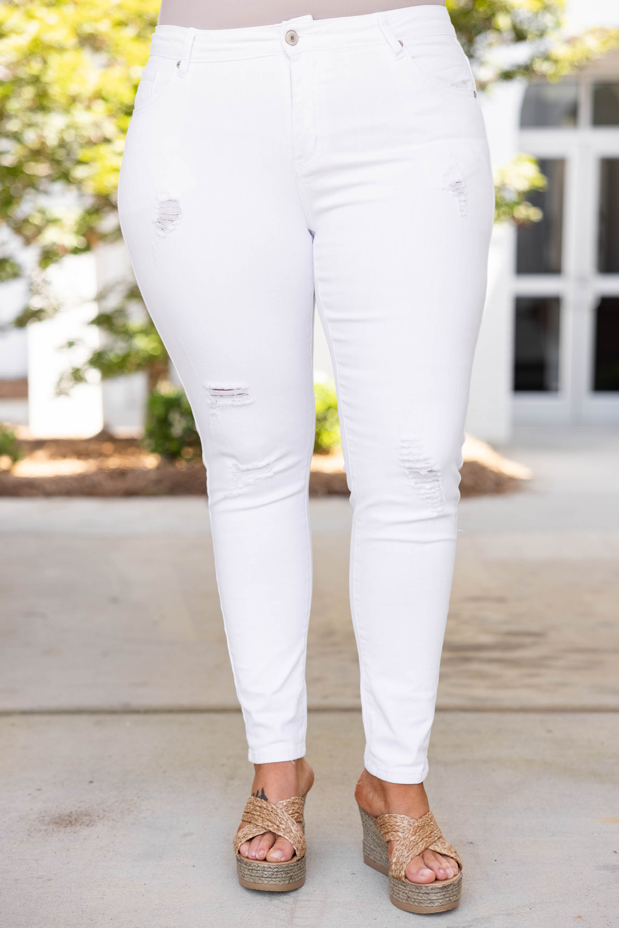 The Magic Skinny Jeans, White