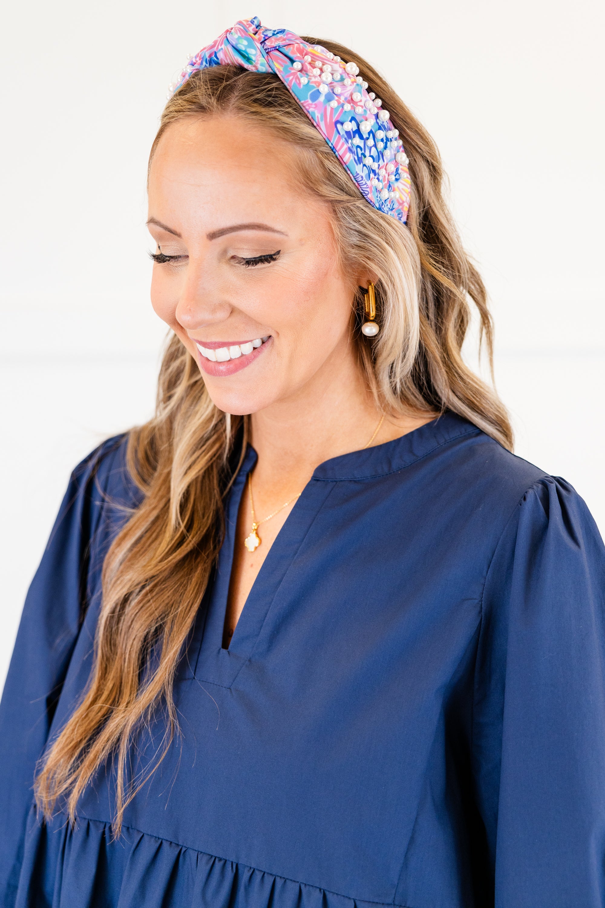 Brighter Days Are Comin' Headband, Pink-Purple