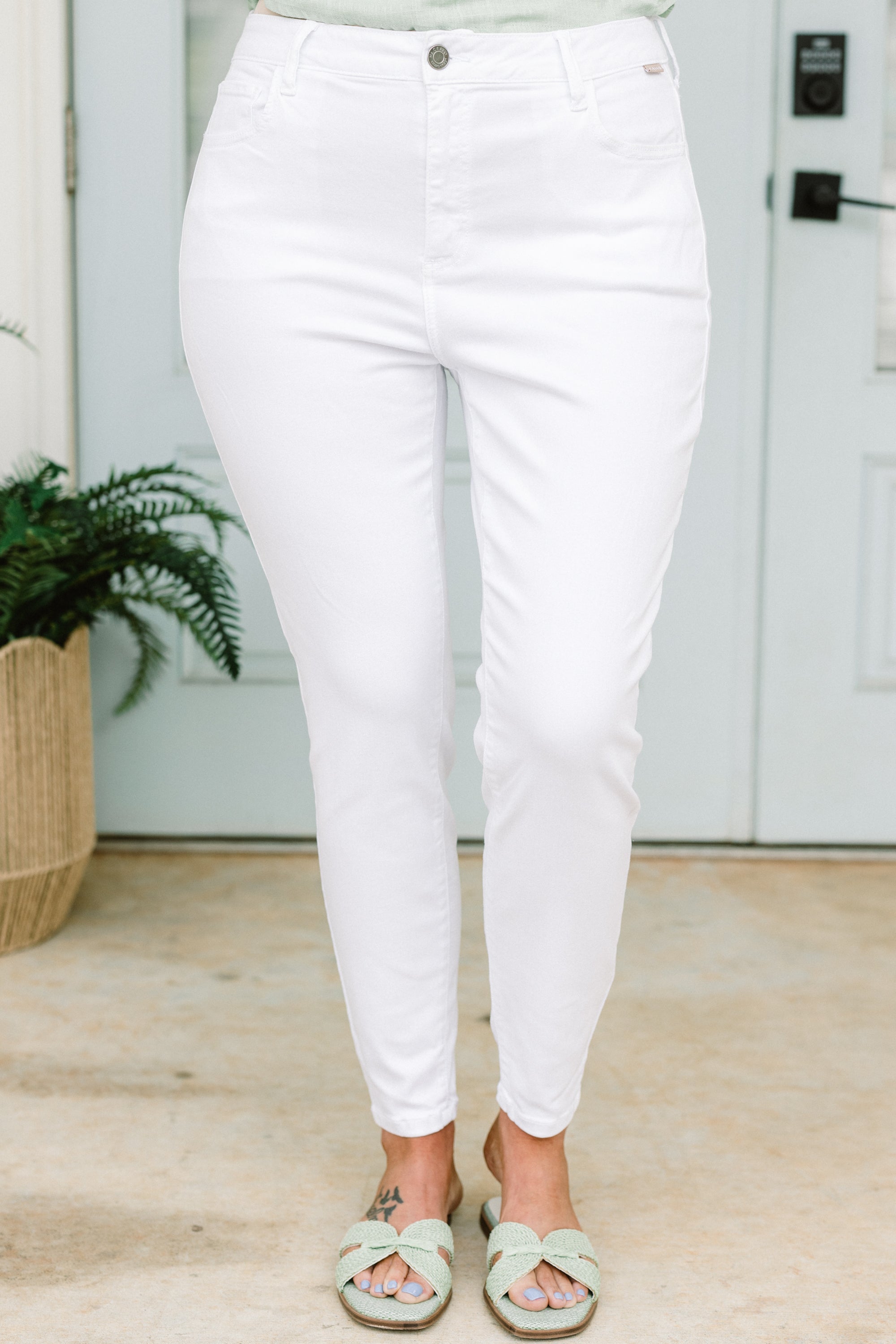 Wherever We Go Jeans, White