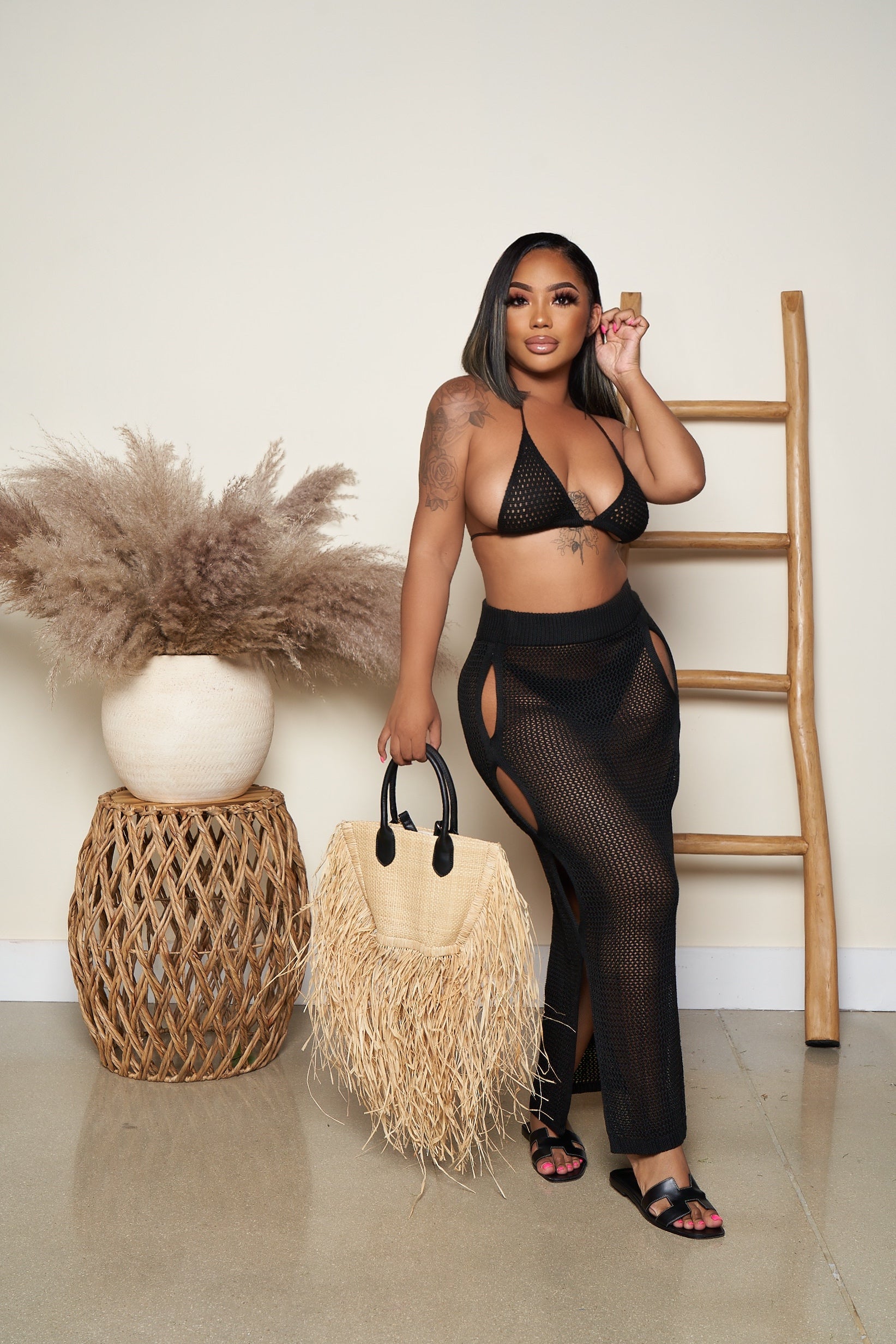 The “Cabo Vibes” Black Set