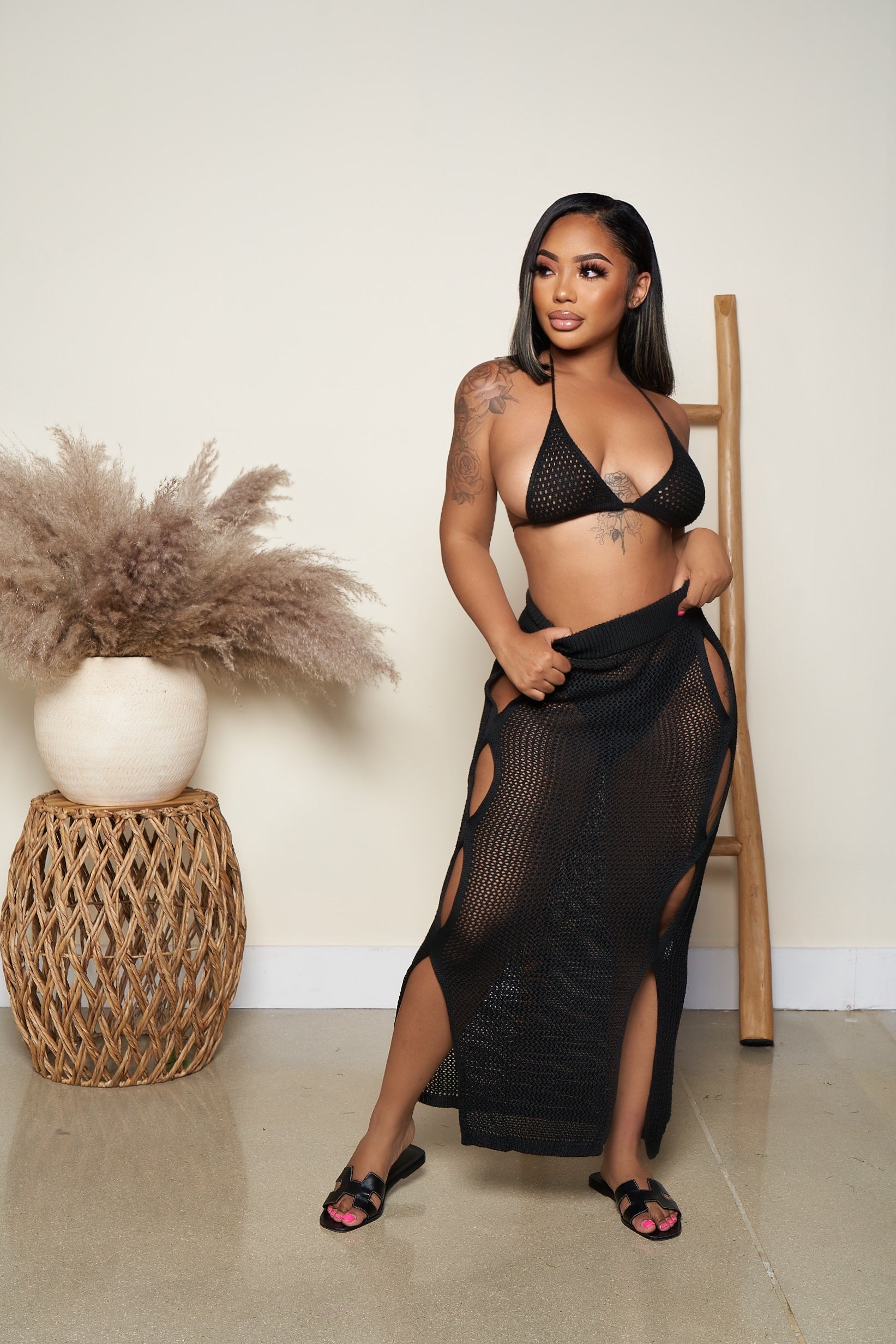 The “Cabo Vibes” Black Set