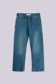 Slim Fit Denim With Faded Effect