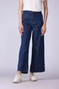 Crop Wide Leg Jeans