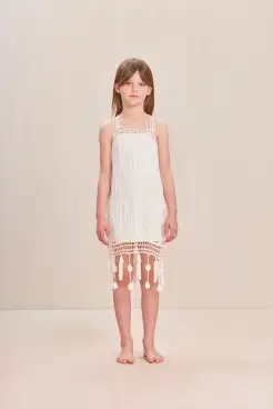BRONTÉ KIDS DRESS - OFF WHITE(OFF WHITE,2 YEARS)