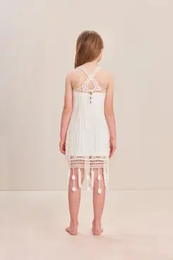 BRONTÉ KIDS DRESS - OFF WHITE(OFF WHITE,2 YEARS)
